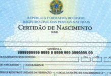 Certidão de Nascimento